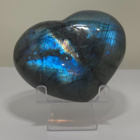 Labradorite Heart