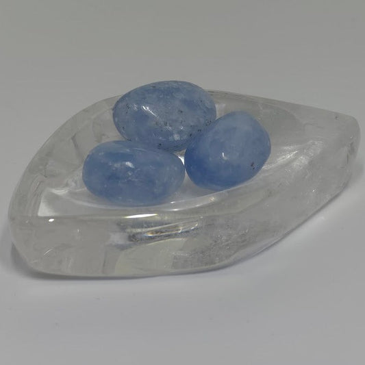 Blue Calcite Tumblestone