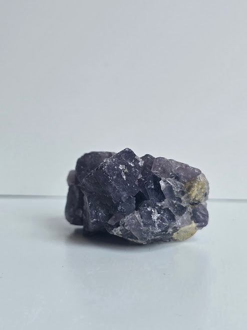 Fluorite with Pyrite Cubic Cluster