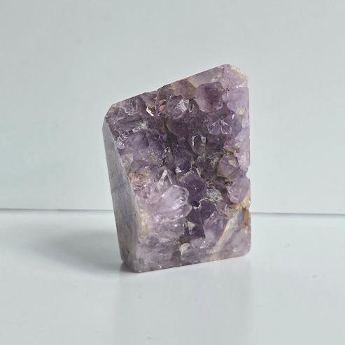 Pink Amethyst with Flower Agate Freeform