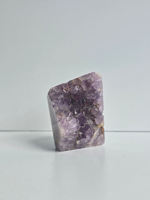 Pink Amethyst with Flower Agate Freeform