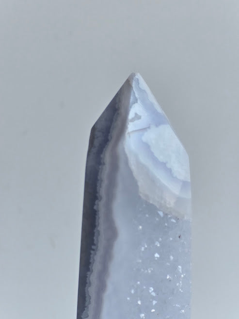 Blue Lace Agate Tower