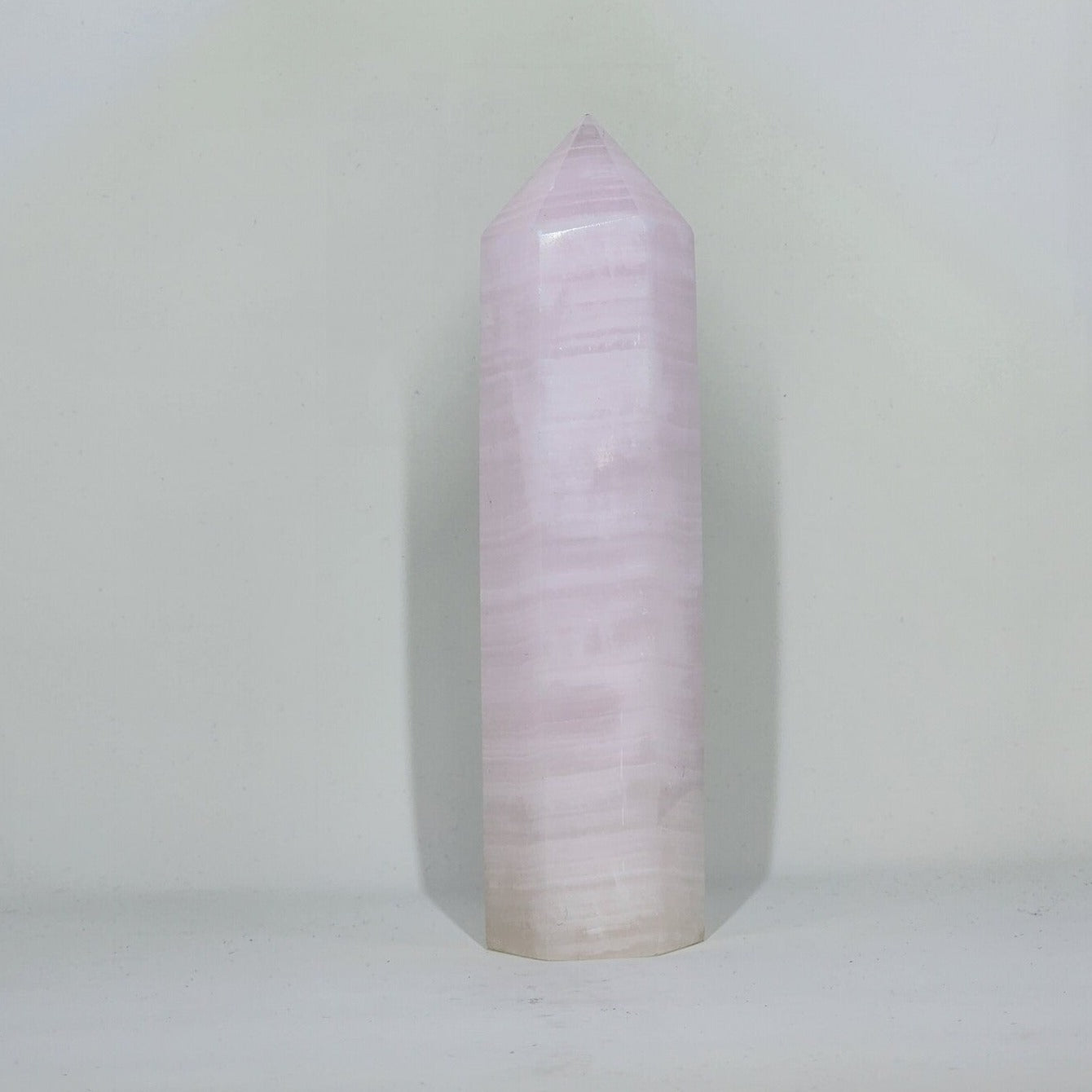 Pink Mangano Calcite Tower