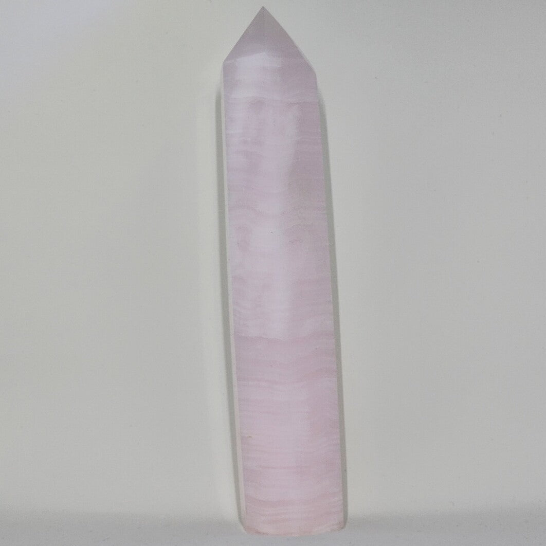 Pink Mangano Calcite Tower