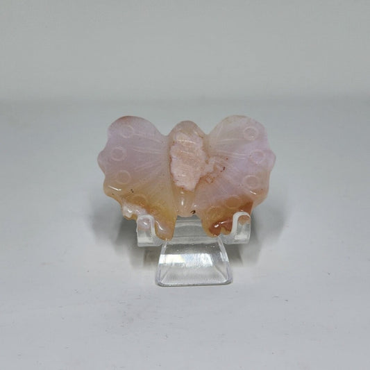 Flower Agate Small Butterfly