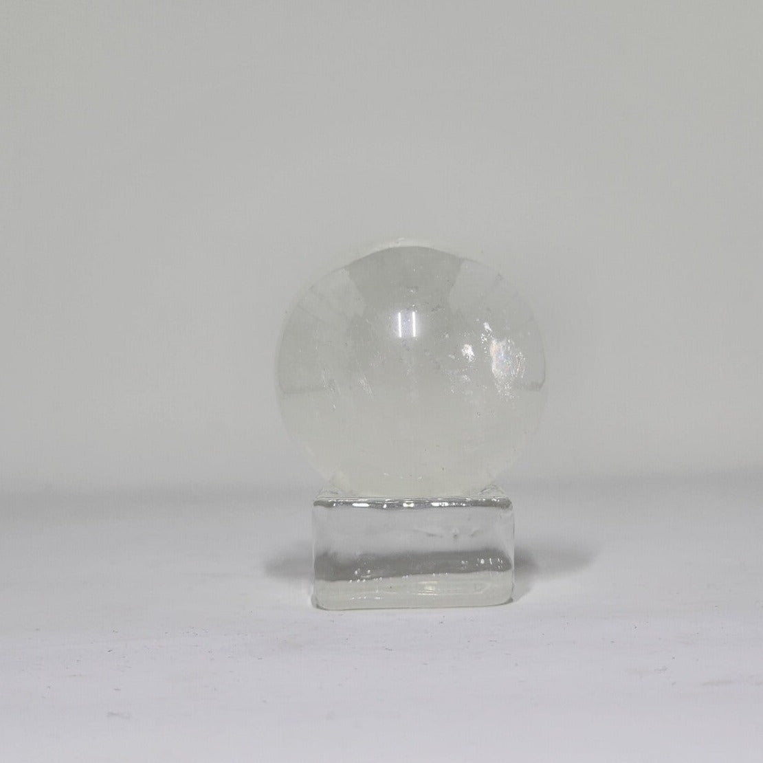 White Calcite Sphere