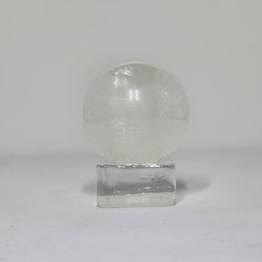 White Calcite Sphere