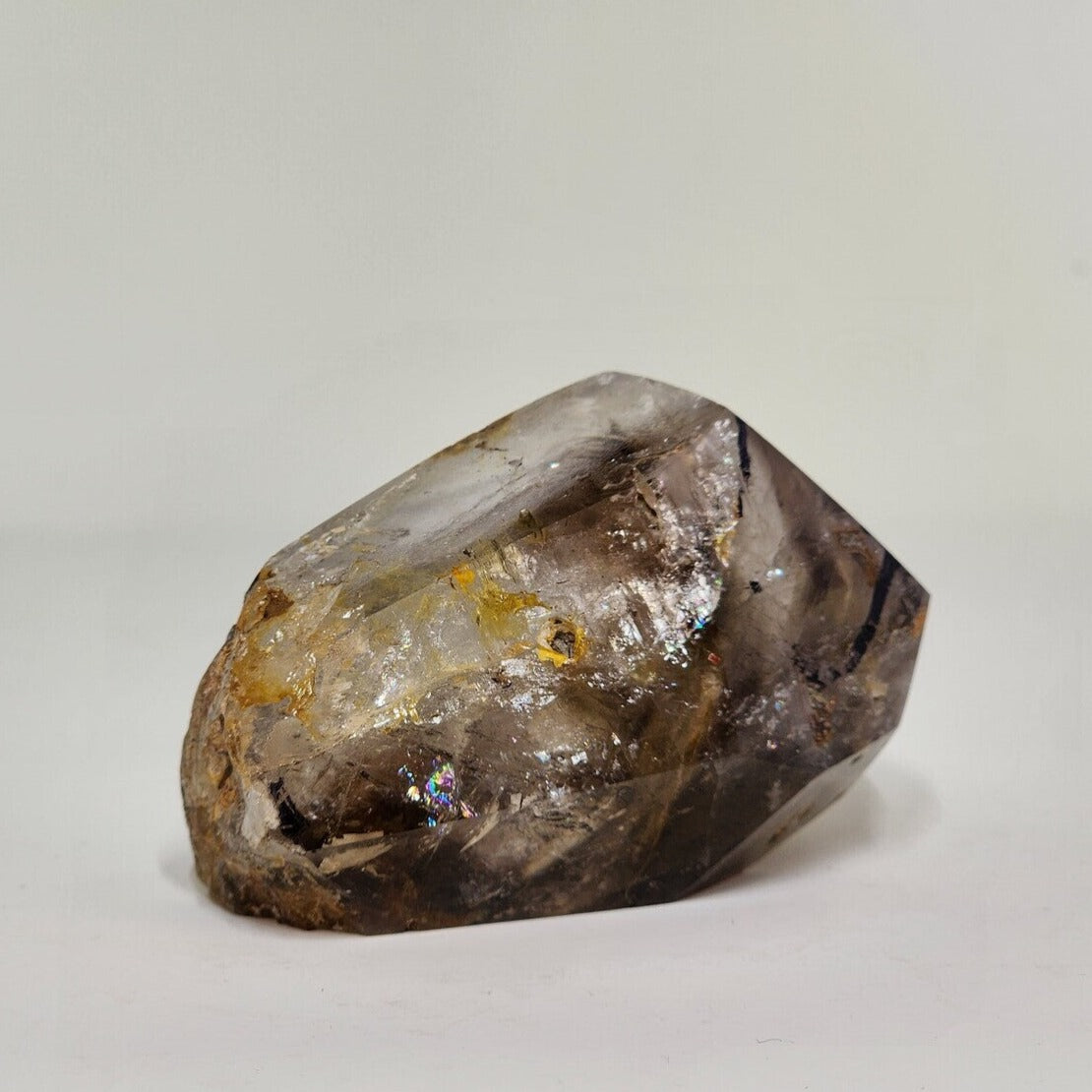 Smokey Quartz Enhydro Freeform