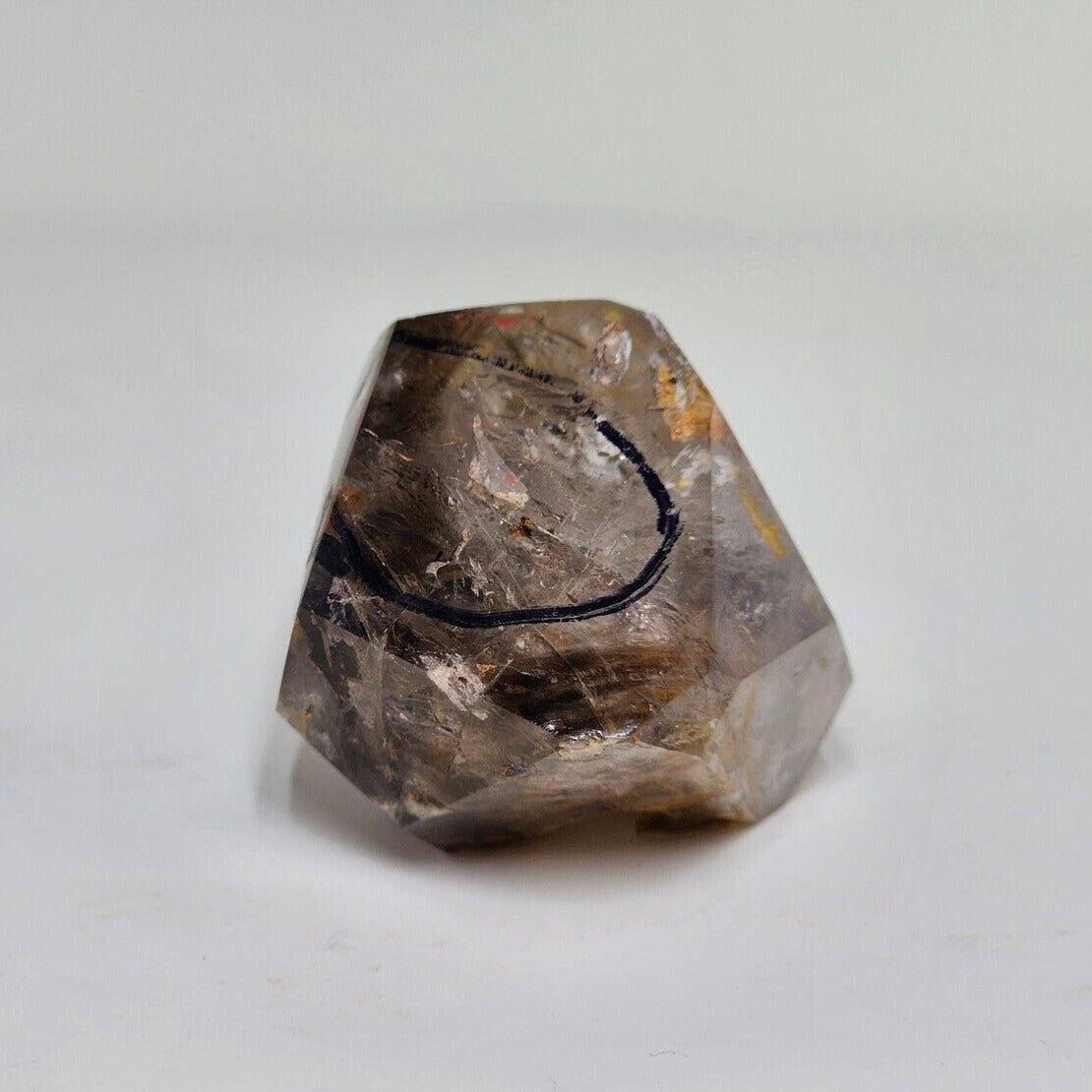 Smokey Quartz Enhydro Freeform