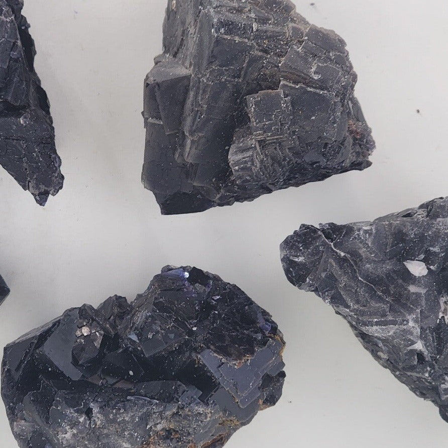 Black Fluorite Cluster