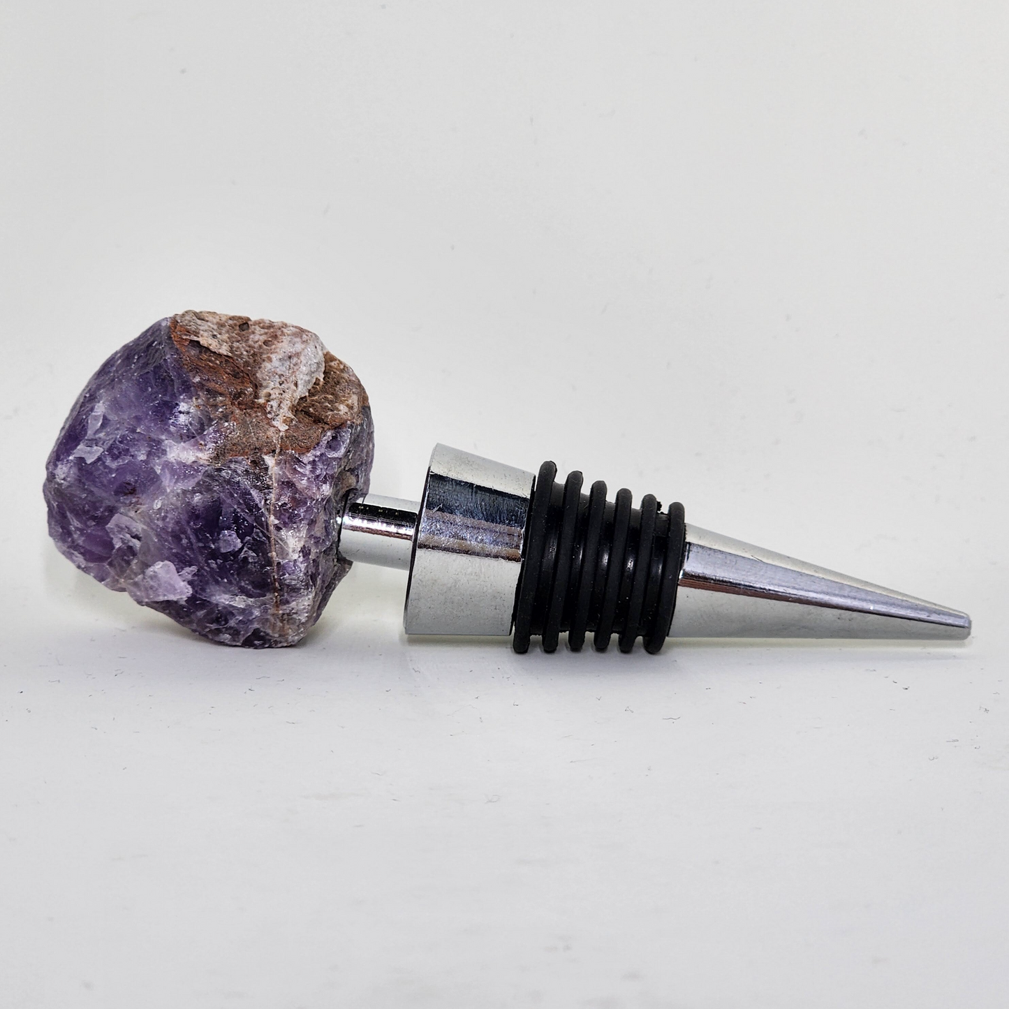 Amethyst Crystal Wine Stopper