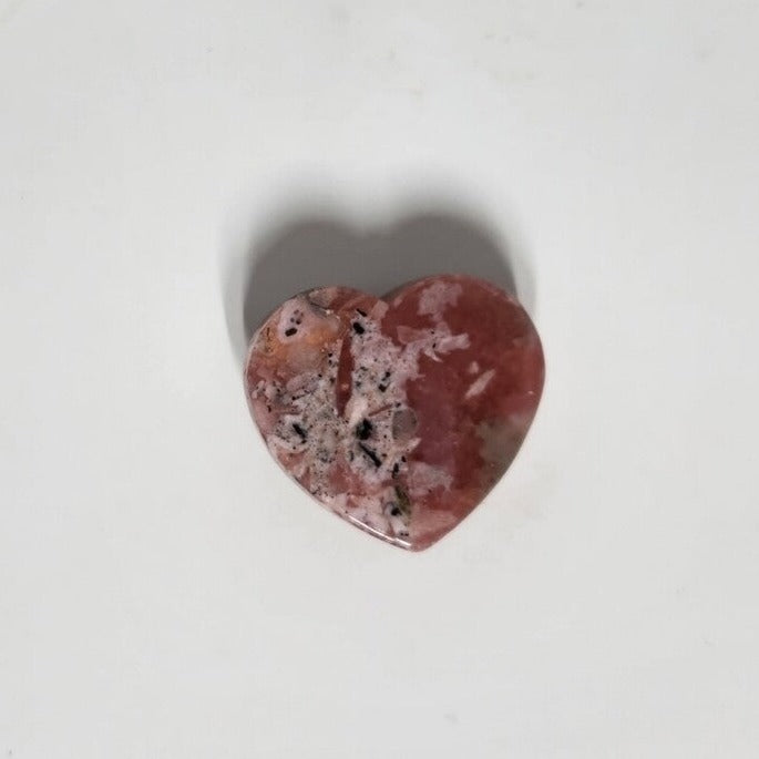 Rhodochrosite Heart