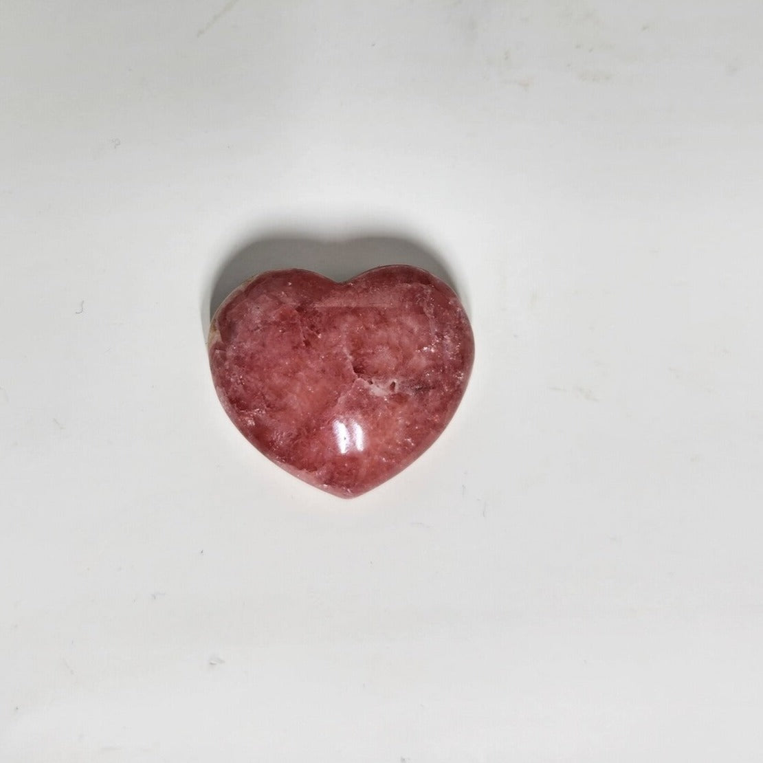 Rhodochrosite Heart