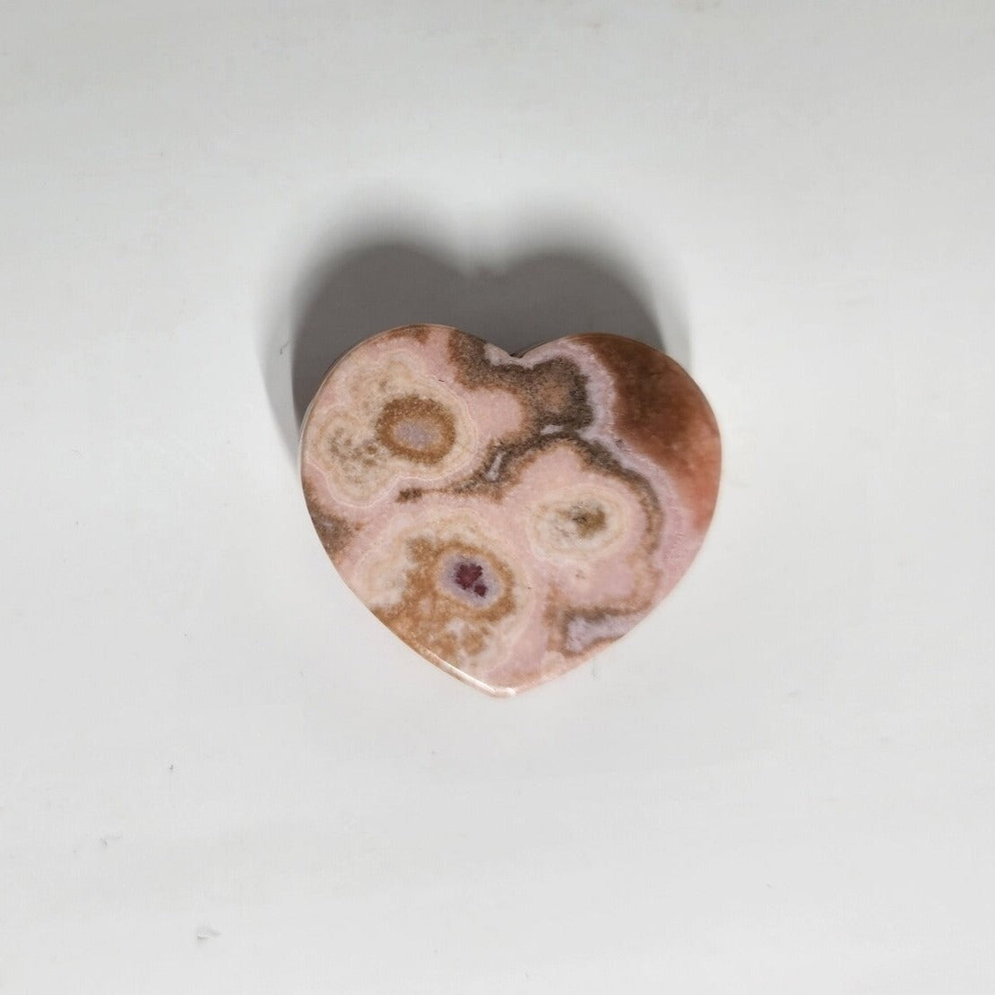 Rhodochrosite Heart