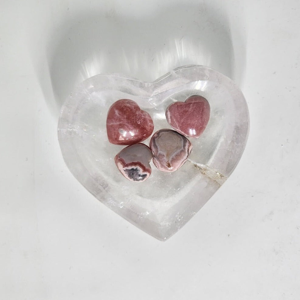 Rhodochrosite Mini Hearts