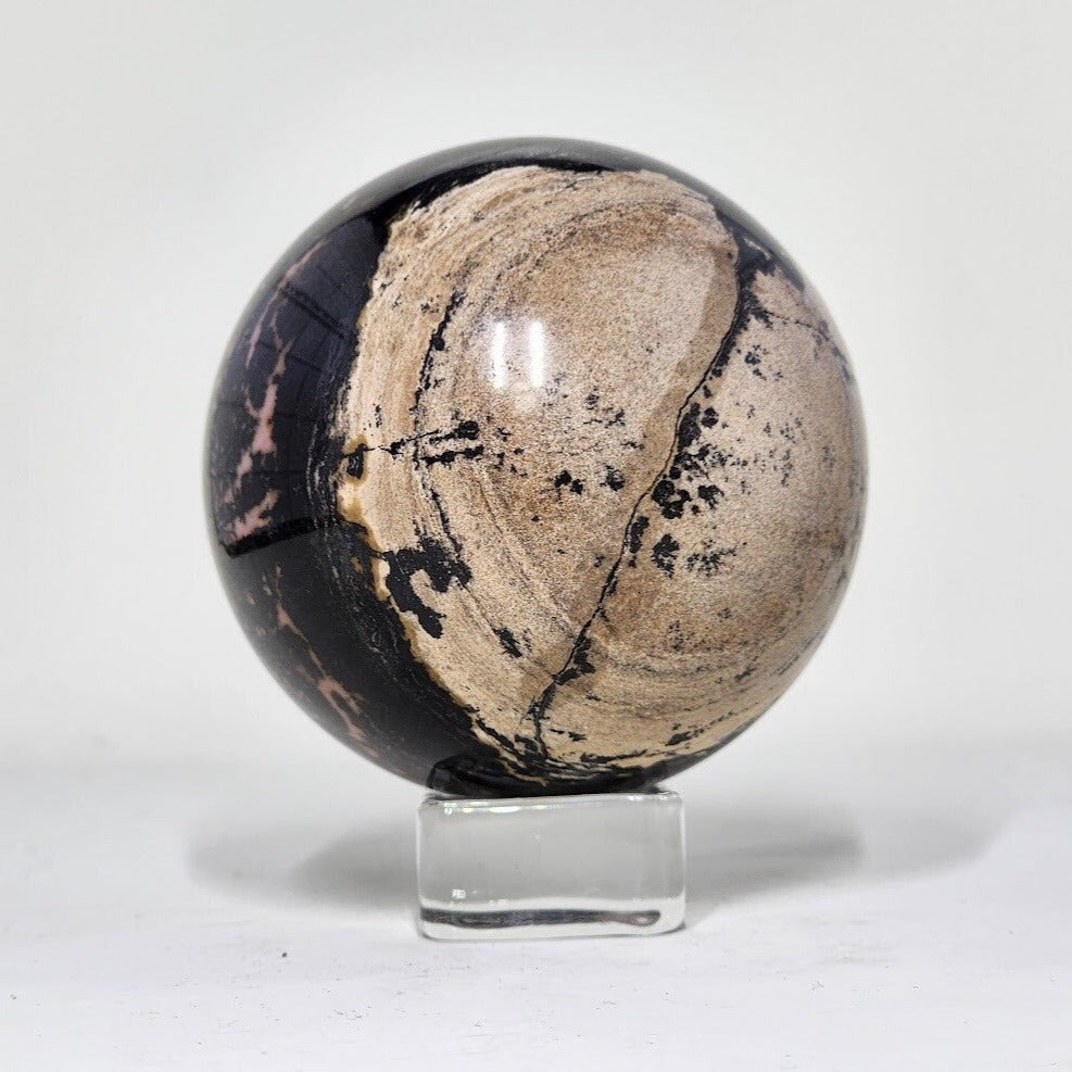 Rhodonite Sphere